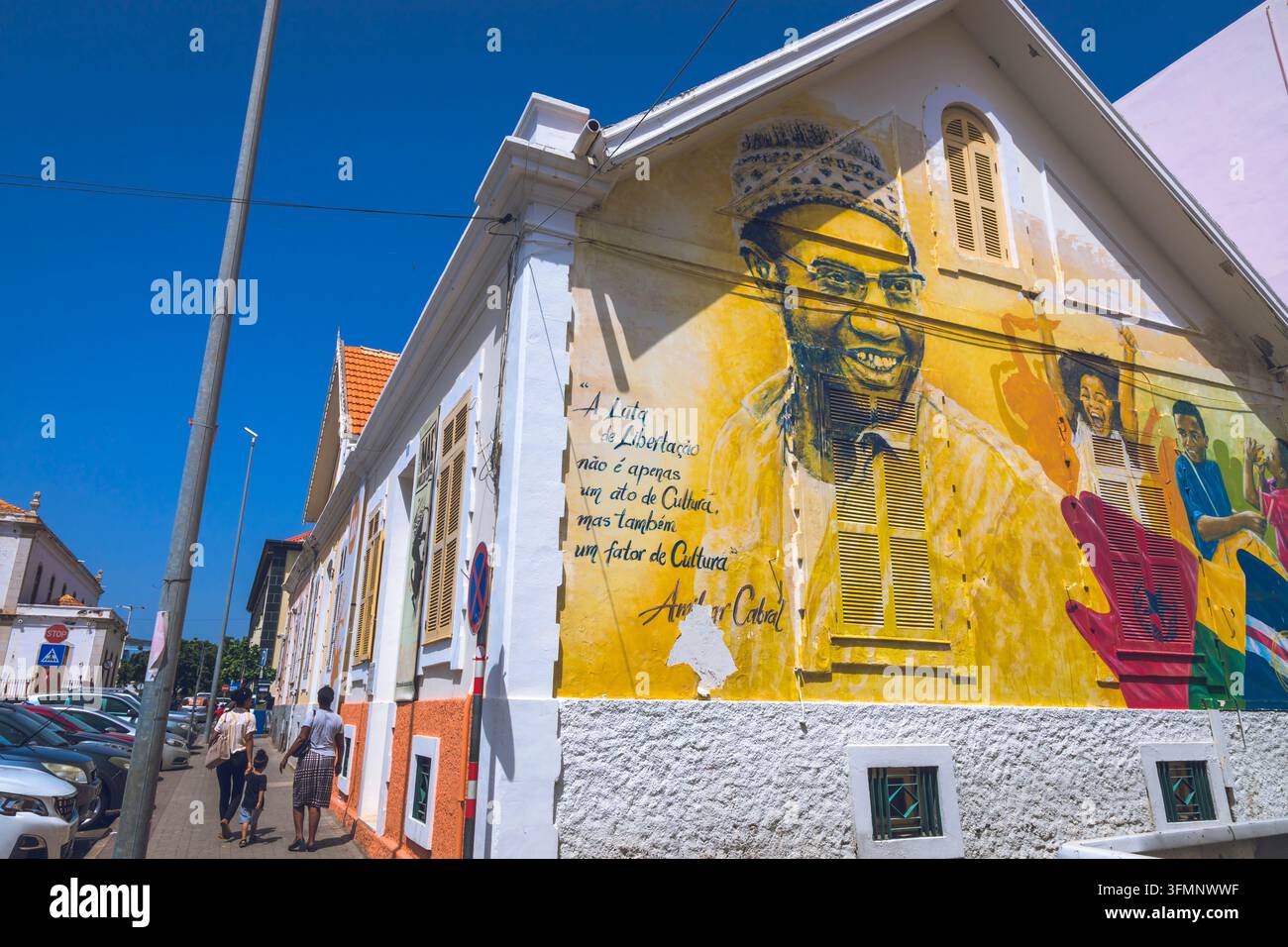 Afrique, République du Cap-Vert, la capitale, Praia sur l'île de Santiago, Plato, district de Plateau, Musée Amilcar Cabral, homme, politicien, leader Banque D'Images