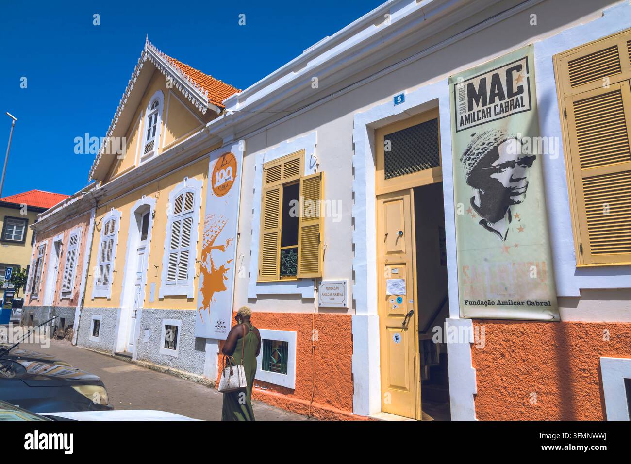 Afrique, République du Cap-Vert, la capitale, Praia sur l'île de Santiago, Plato, district de Plateau, Musée Amilcar Cabral, homme, politicien, leader Banque D'Images