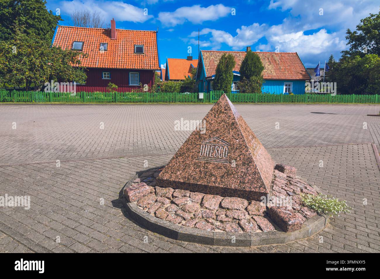 Lituanie, Curonian Spit, Nida, mémorial de l'UNESCO Banque D'Images