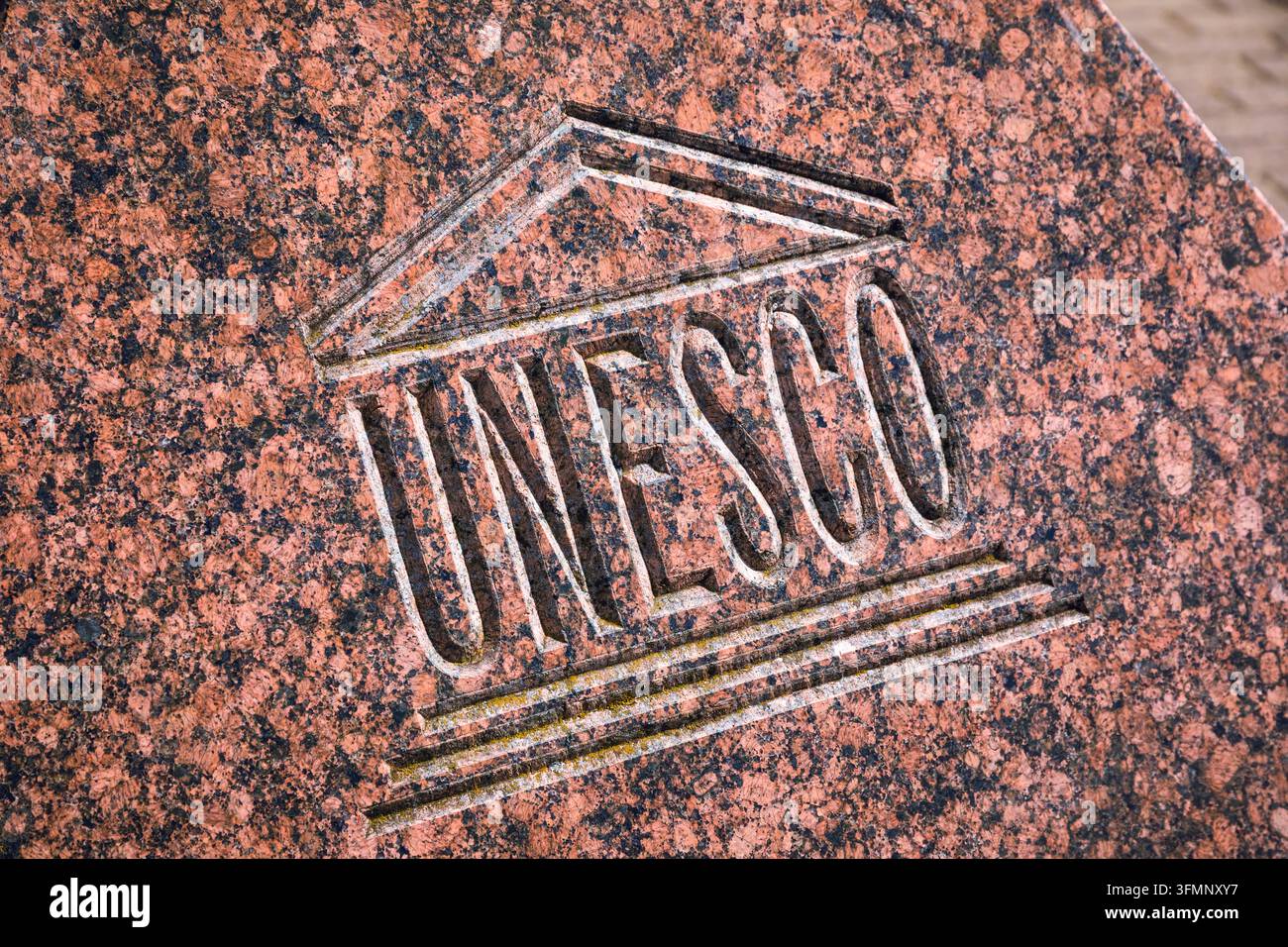 Lituanie, Courlande, Nida, Mémorial de l'Unesco Banque D'Images