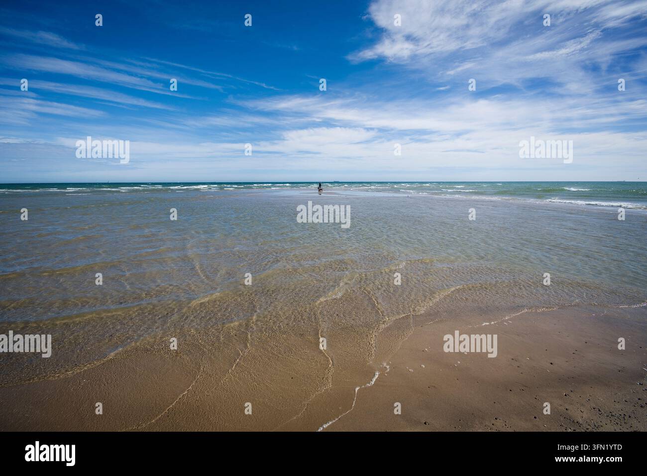 Grenen au nord de Skagen, l'extrémité nord du Danemark Banque D'Images