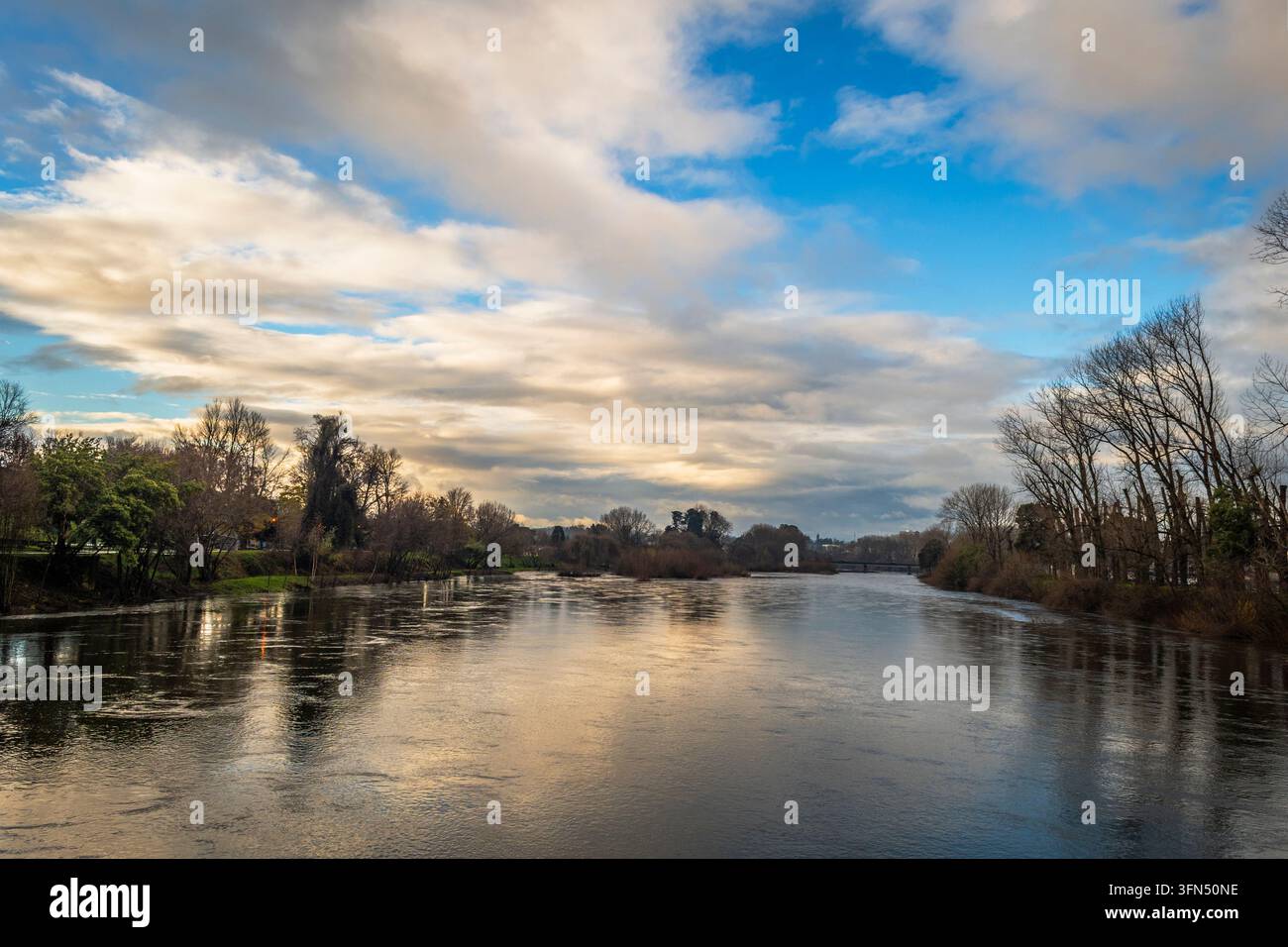 Rio Rahue - Osorno Banque D'Images