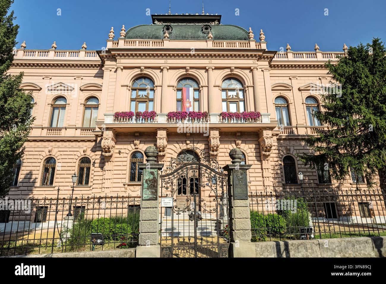Palais du patriarche, Patrijaršijski dvor, Sremski Karlovci, Vojvodina, Serbie Banque D'Images