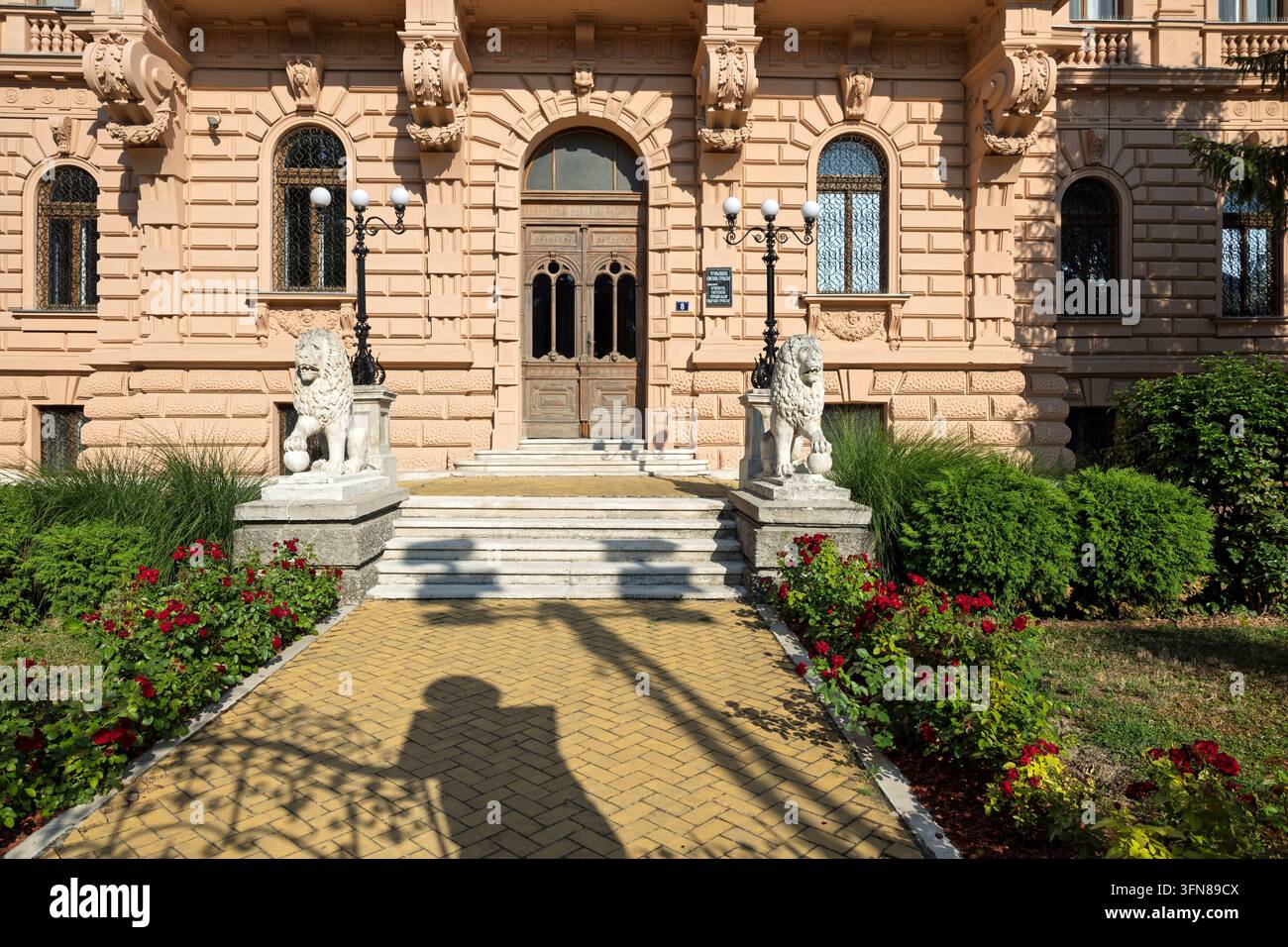 Palais du patriarche, Patrijaršijski dvor, Sremski Karlovci, Vojvodina, Serbie Banque D'Images