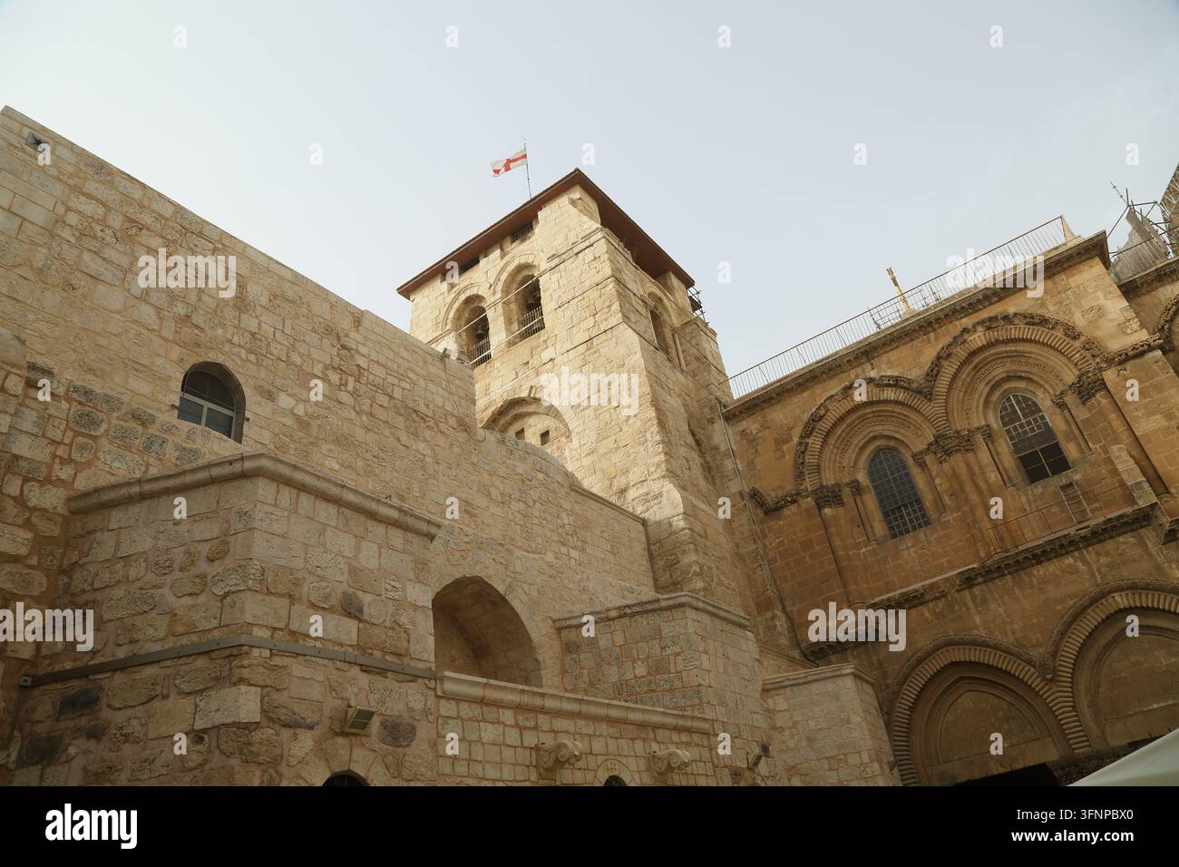 L’Église du Saint-Sépulcre – également connue sous le nom de Basilique du Saint-Sépulcre, l’Église de la Résurrection ou l’Église de l’Anastasis. Banque D'Images