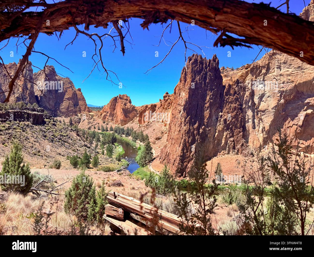 Parc national de Smith Rock, Oregon - Image de stock capturée avec un smartphone