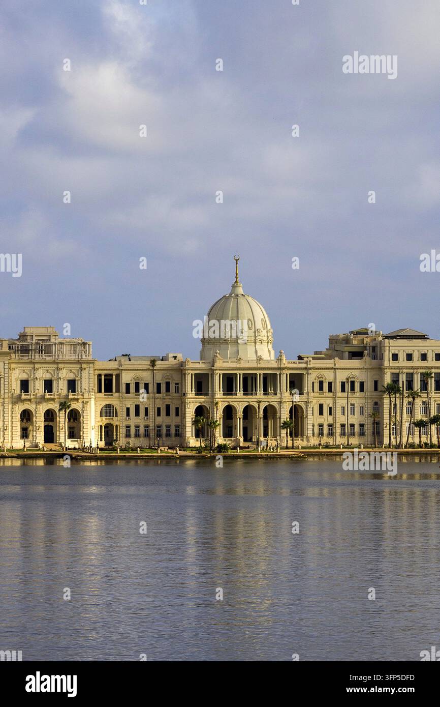 Égypte - Alexandrie, palais de Ras Al Tin au port Banque D'Images