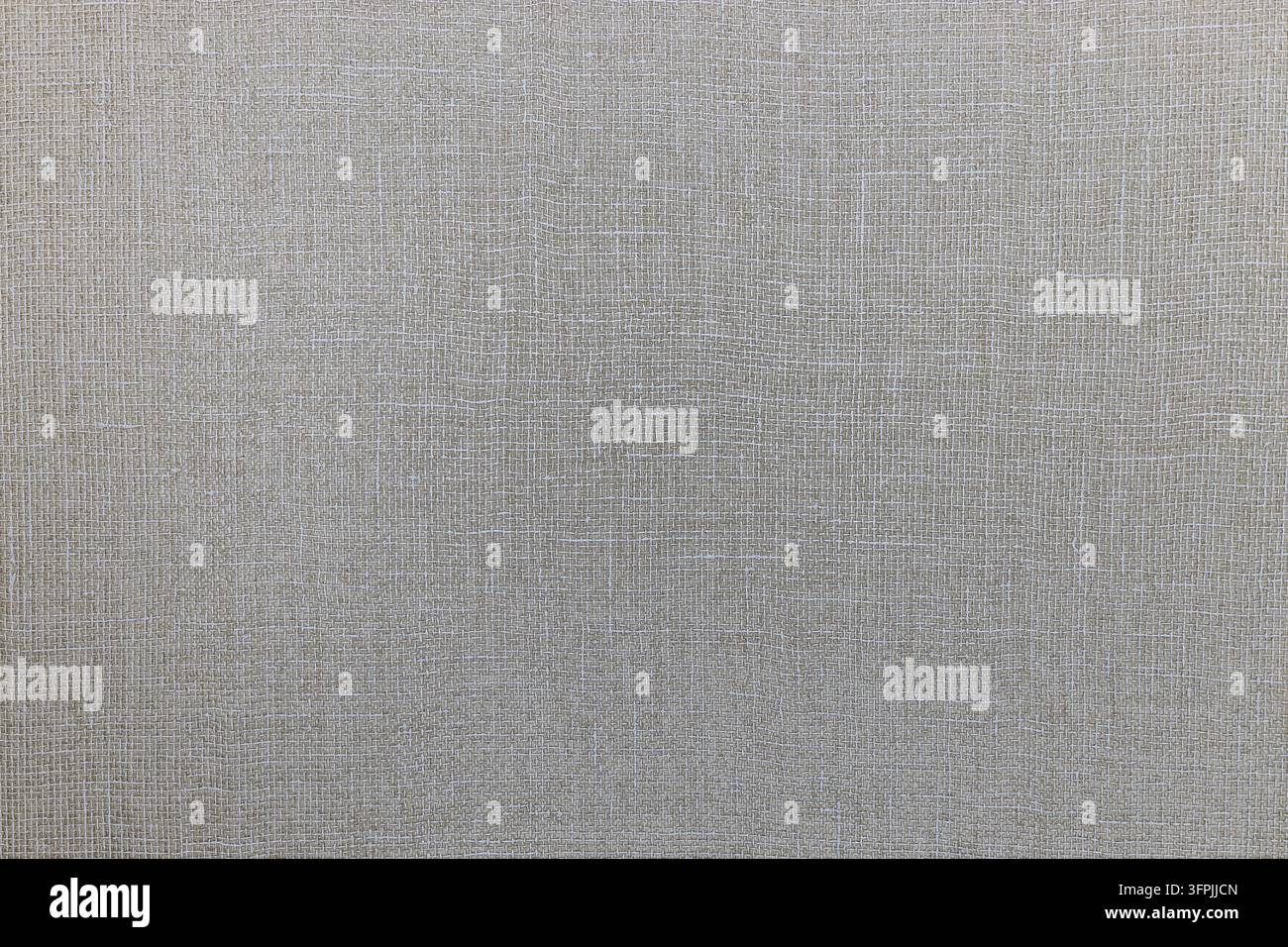 Fond texture en tissu de lin gris clair Banque D'Images