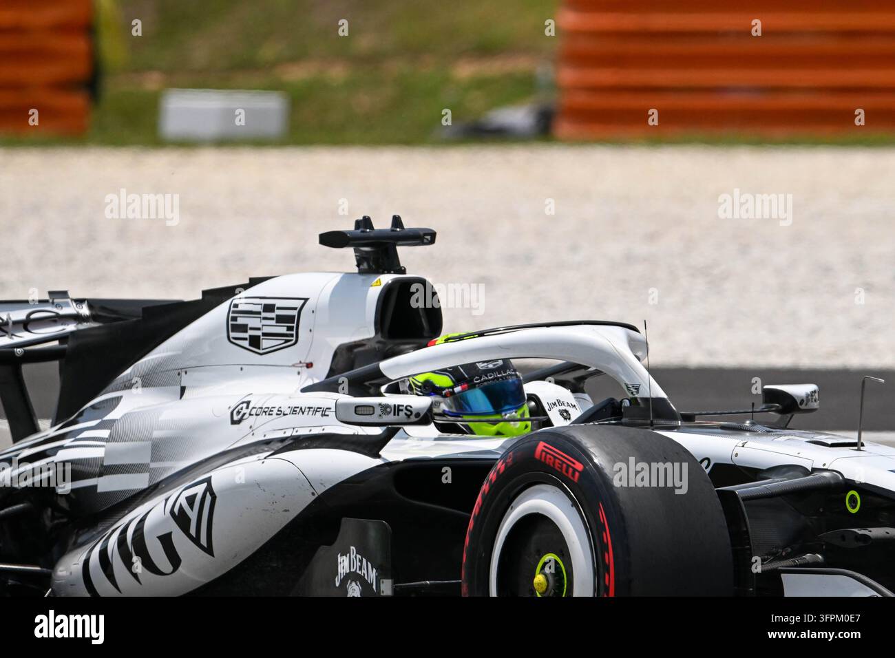 Malaisie, Sepang, 4 octobre 2026, Sergio Perez, Cadillac, lors de la journée de course du Grand Prix de Formule 1 de Bahreïn au Sepang International Circuit, Copyr Banque D'Images