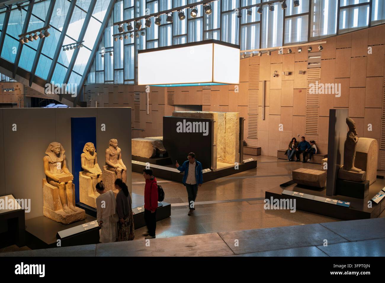 Le Grand Musée Égyptien, GEM, Le Caire, Égypte Banque D'Images