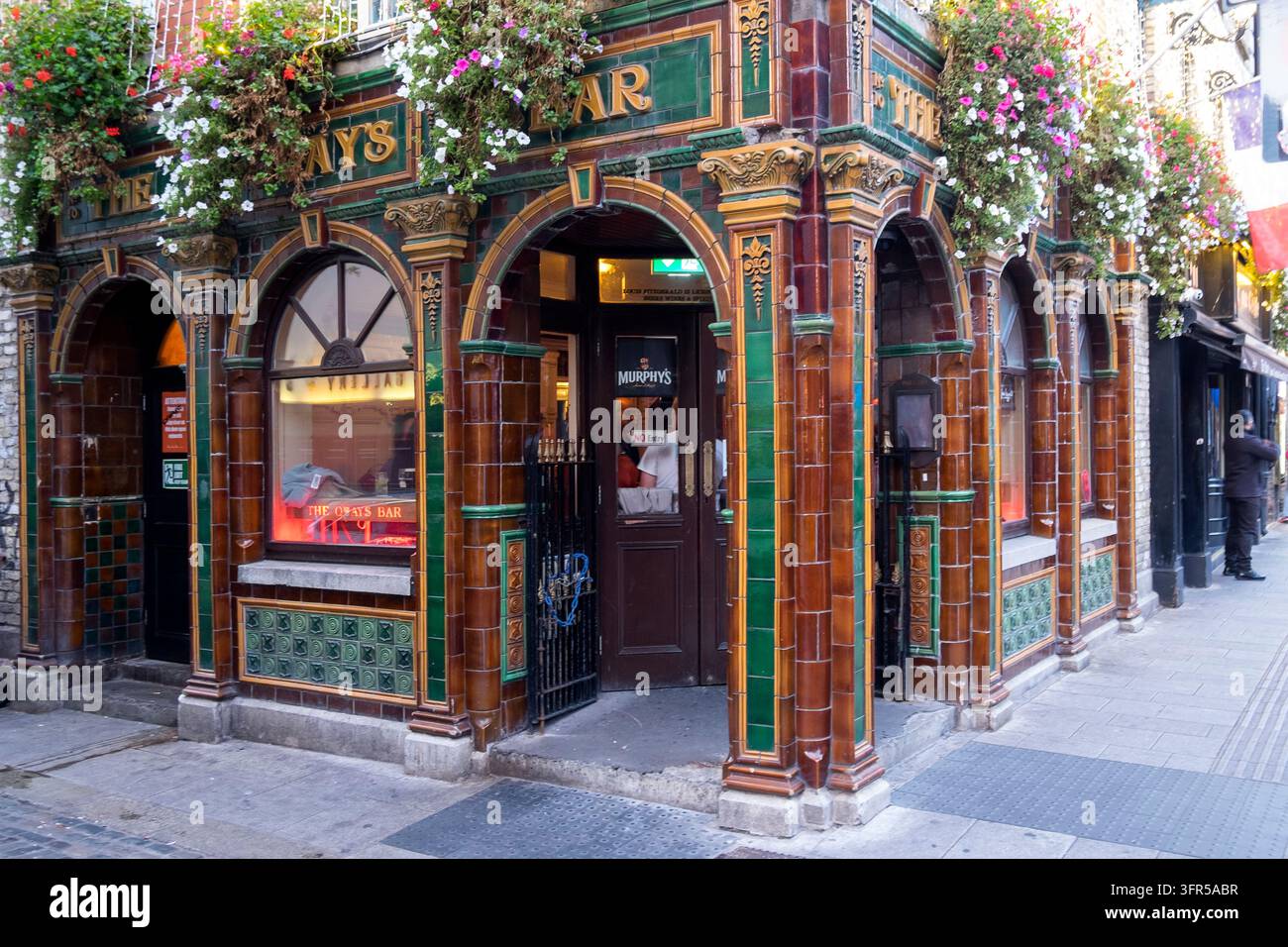 Pub irlandais dans le quartier de Temple Bar à Dublin, Irlande. Banque D'Images