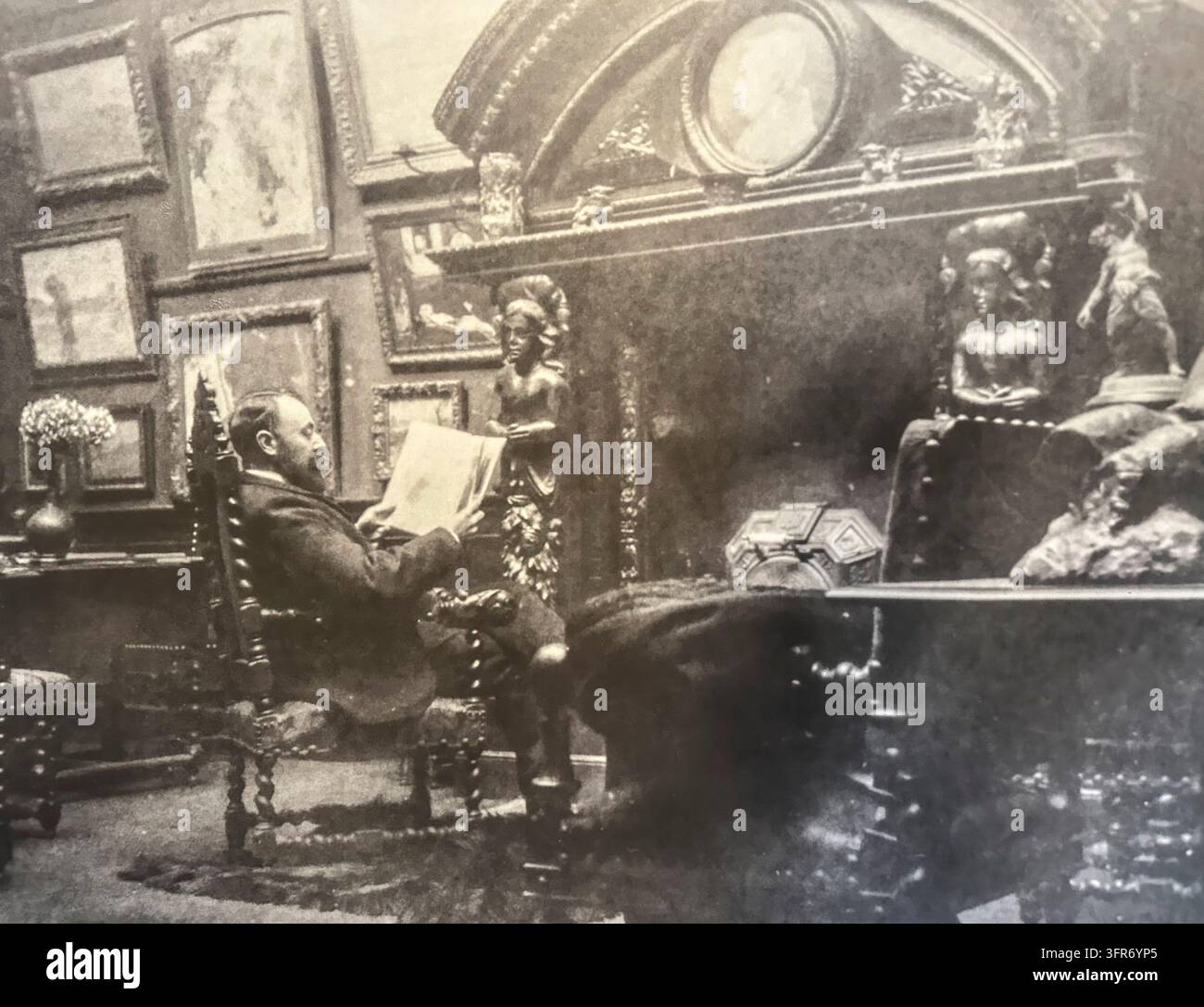 GUSTAVE FAYET COLLECTIONNEUR EXPOSITION FONDATION VUITTON PARIS Banque D'Images