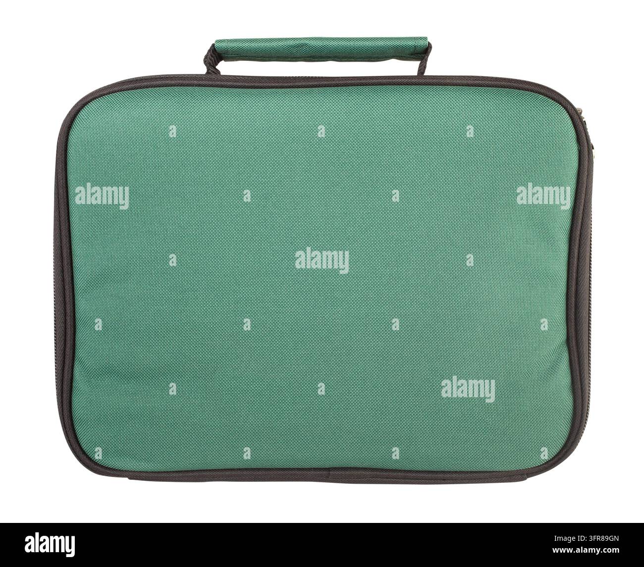 sac à outils chemin isolé sur blanc Banque D'Images
