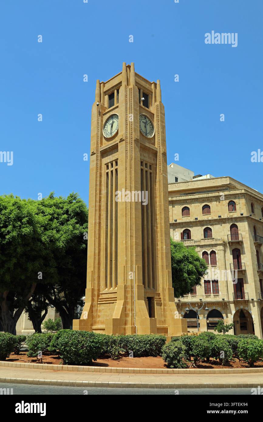 Place Etoile au centre-ville de Beyrouth Banque D'Images