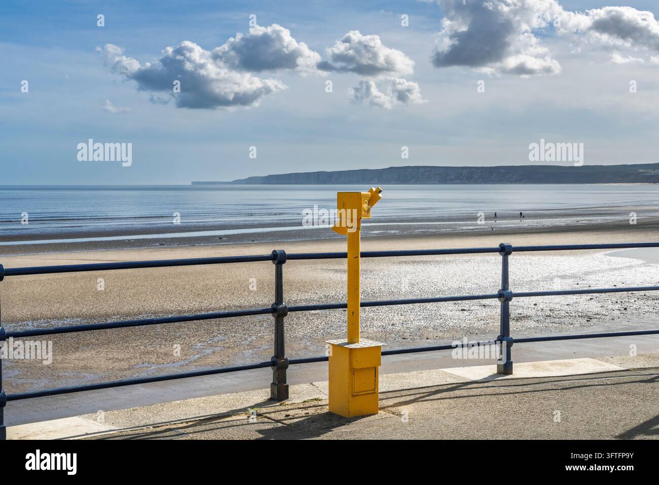 Baie de Filey près de Scarborough sur la côte du North Yorkshire, Royaume-Uni Banque D'Images