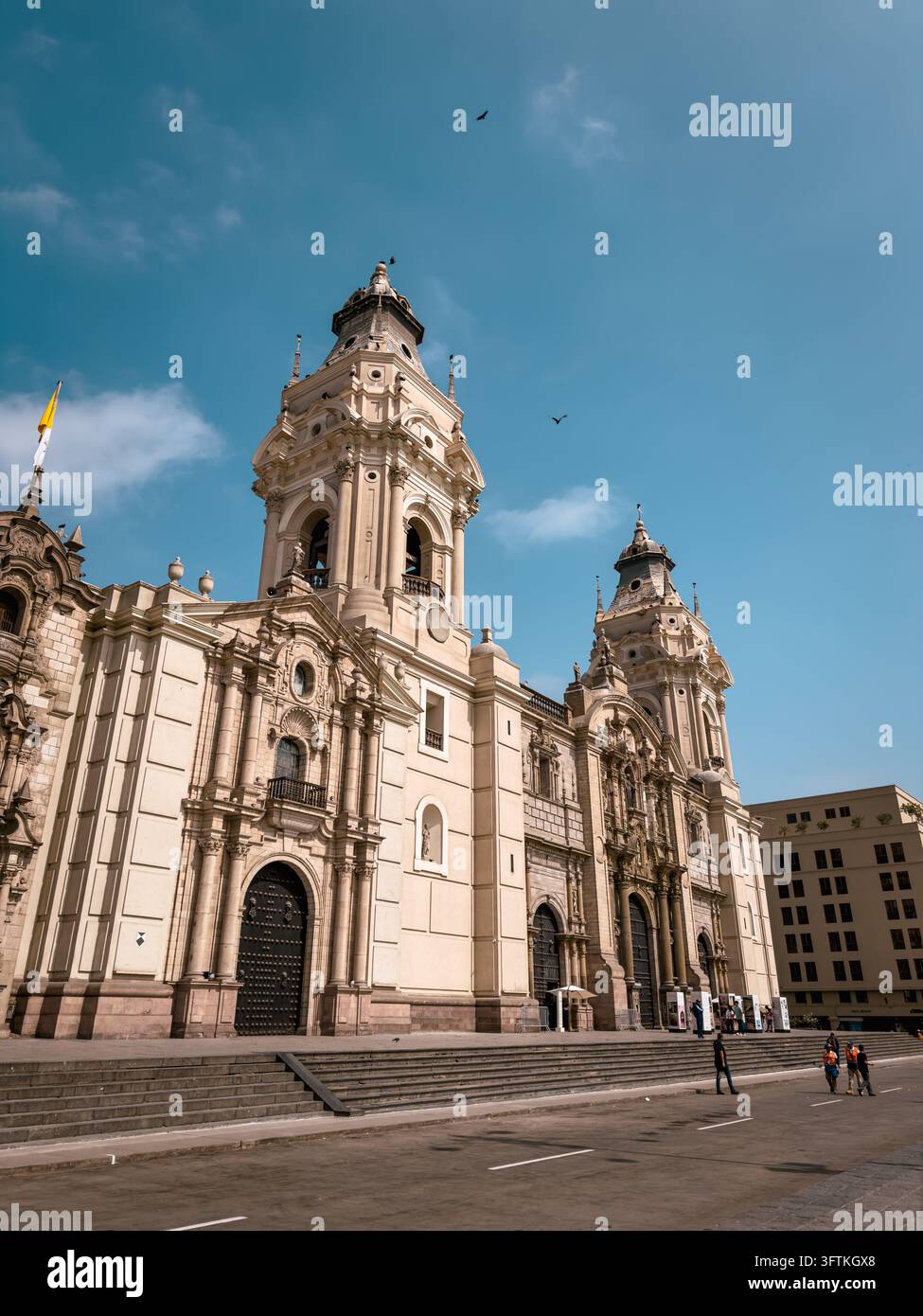 Cathédrale à Lima main Square - Pérou - Image de stock capturée avec un smartphone