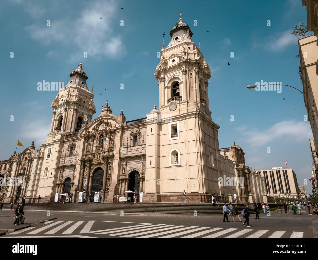 Cathédrale à Lima main Square - Pérou - Image de stock capturée avec un smartphone