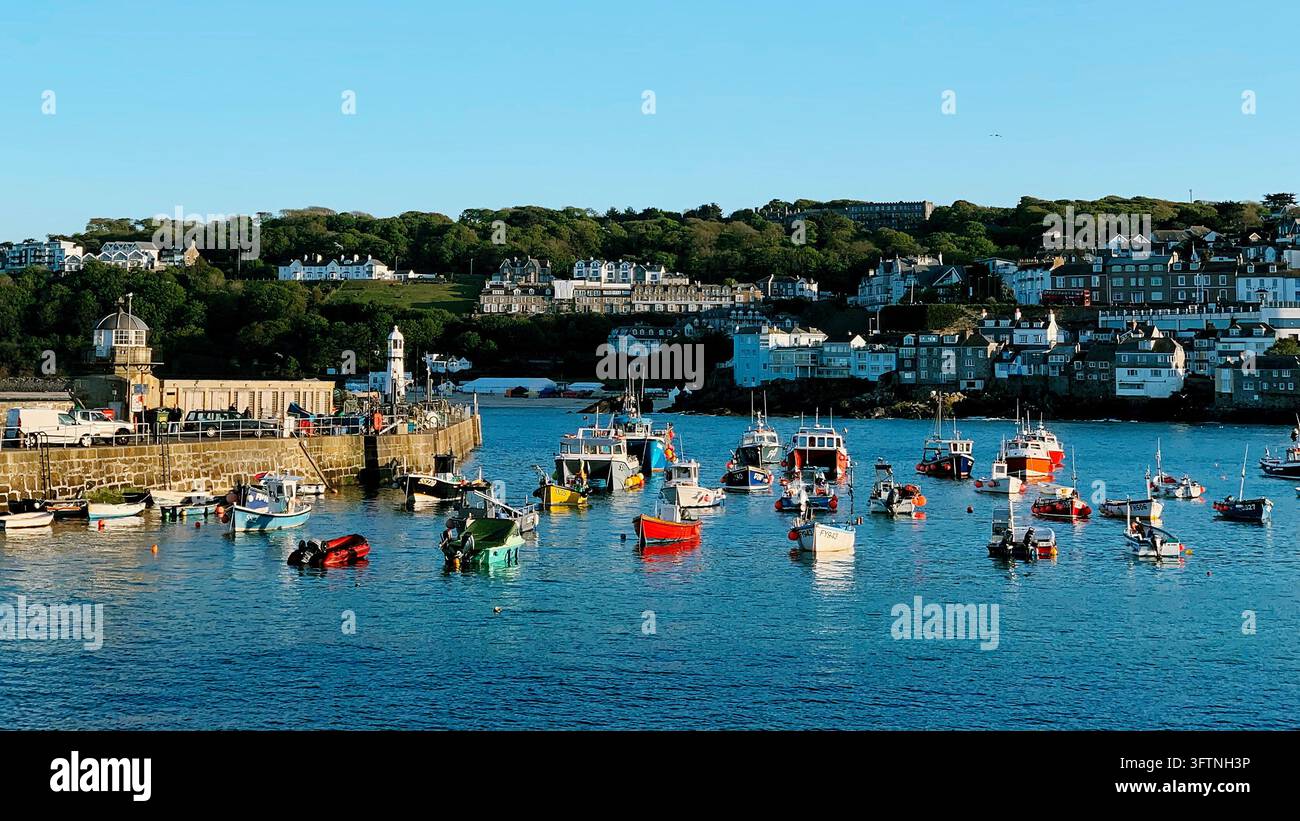 St Ives Harbour - Image de stock capturée avec un smartphone
