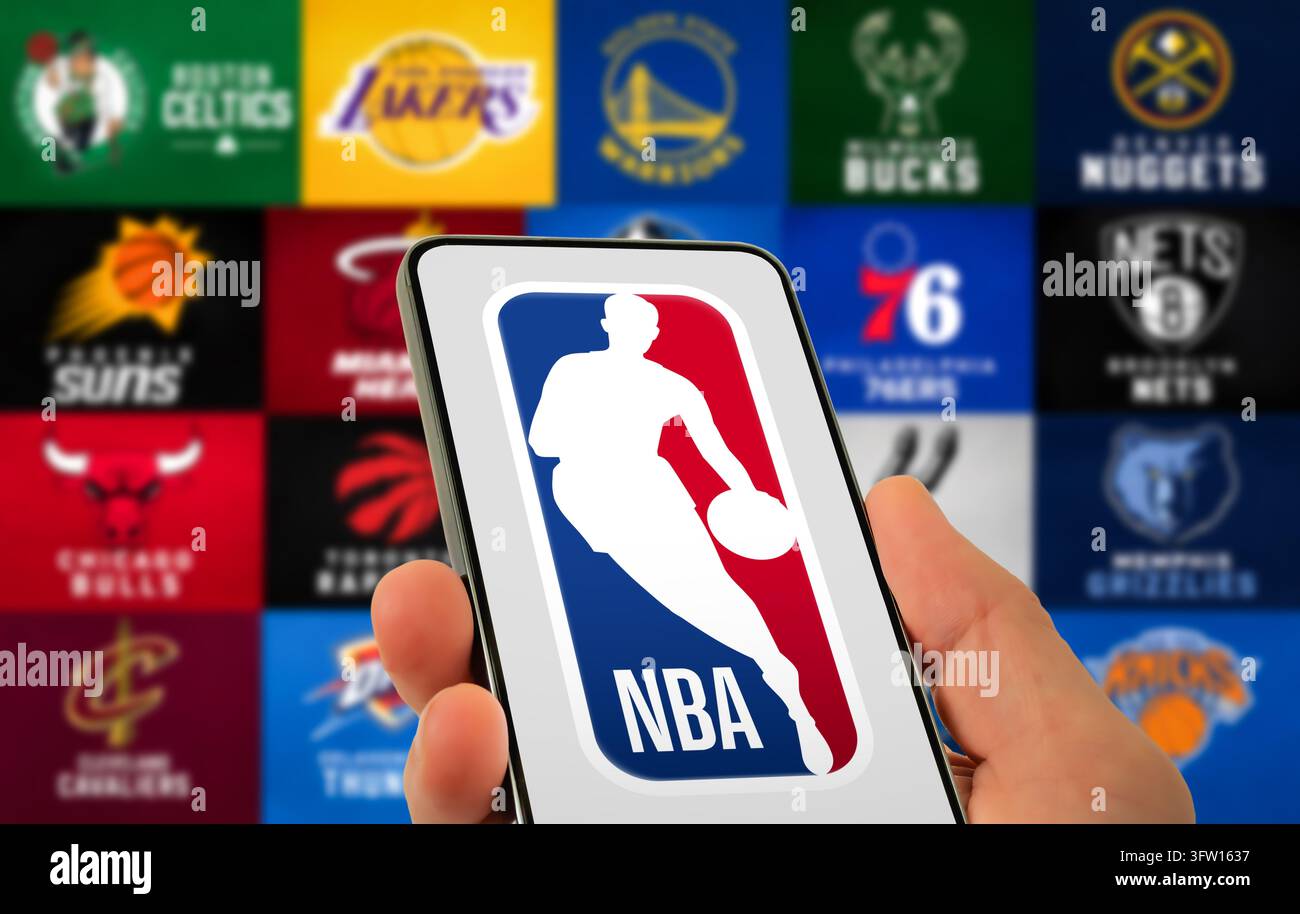 Prévision de la nouvelle saison NBA Banque D'Images