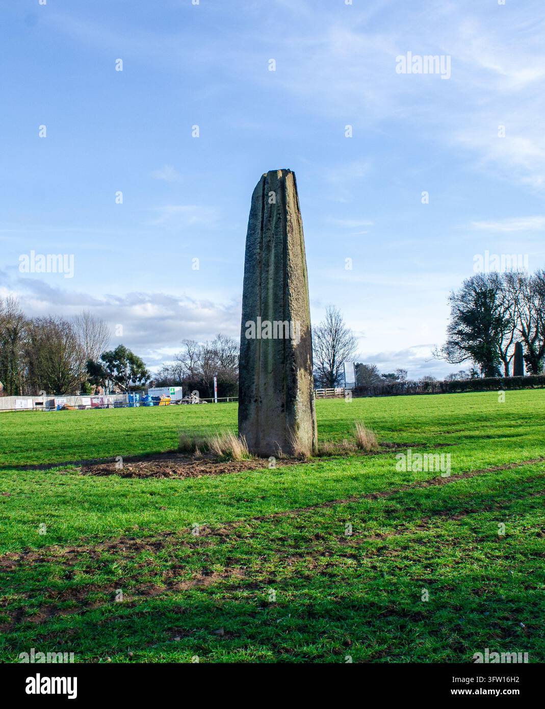 Les Devils Arrows comprennent trois mégalithes impressionnants. D'origine bronze, ils sont situés dans le Yorkshire, en Angleterre Banque D'Images