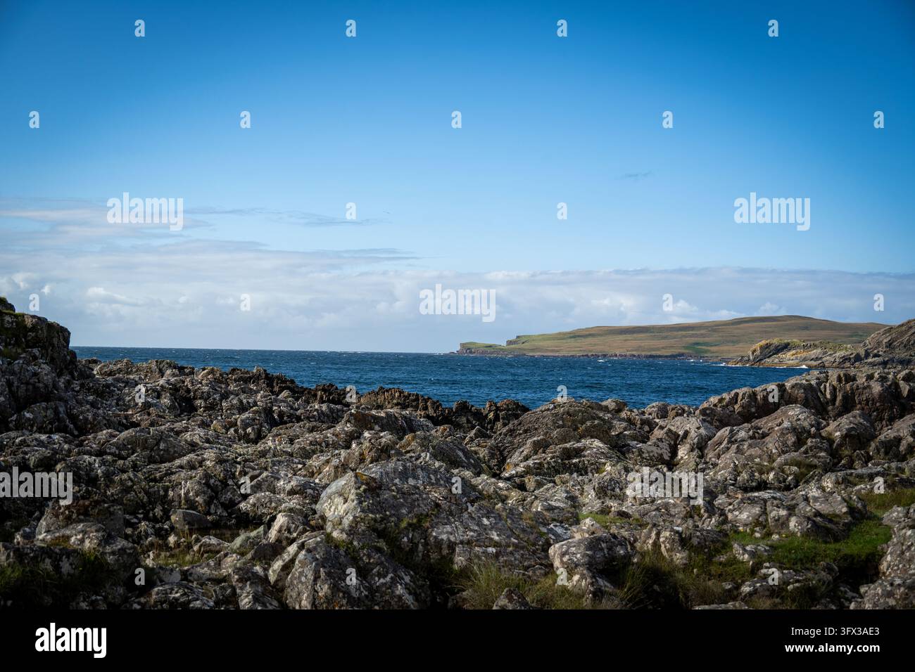 En mer, Scourie Banque D'Images