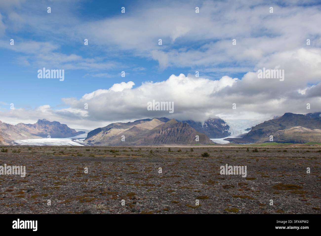 Hvannadalshnukur le plus haut sommet montagneux en Islande Banque D'Images
