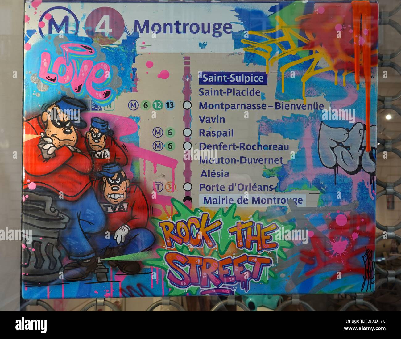 Paris, Art de rue // Paris, Art de rue Banque D'Images