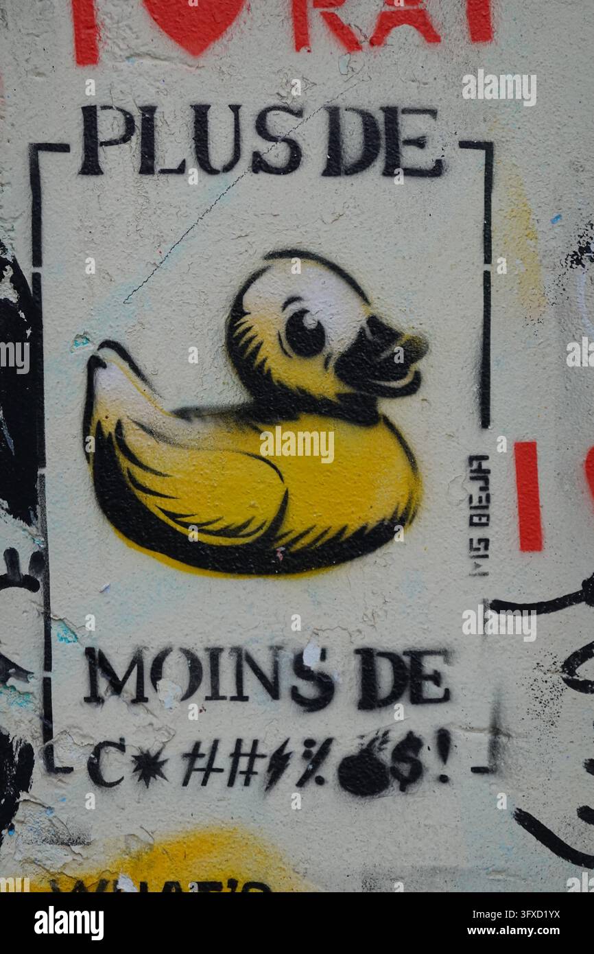 Paris, Art de rue // Paris, Art de rue Banque D'Images