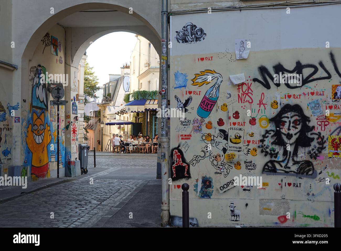 Paris, Art de rue // Paris, Art de rue Banque D'Images