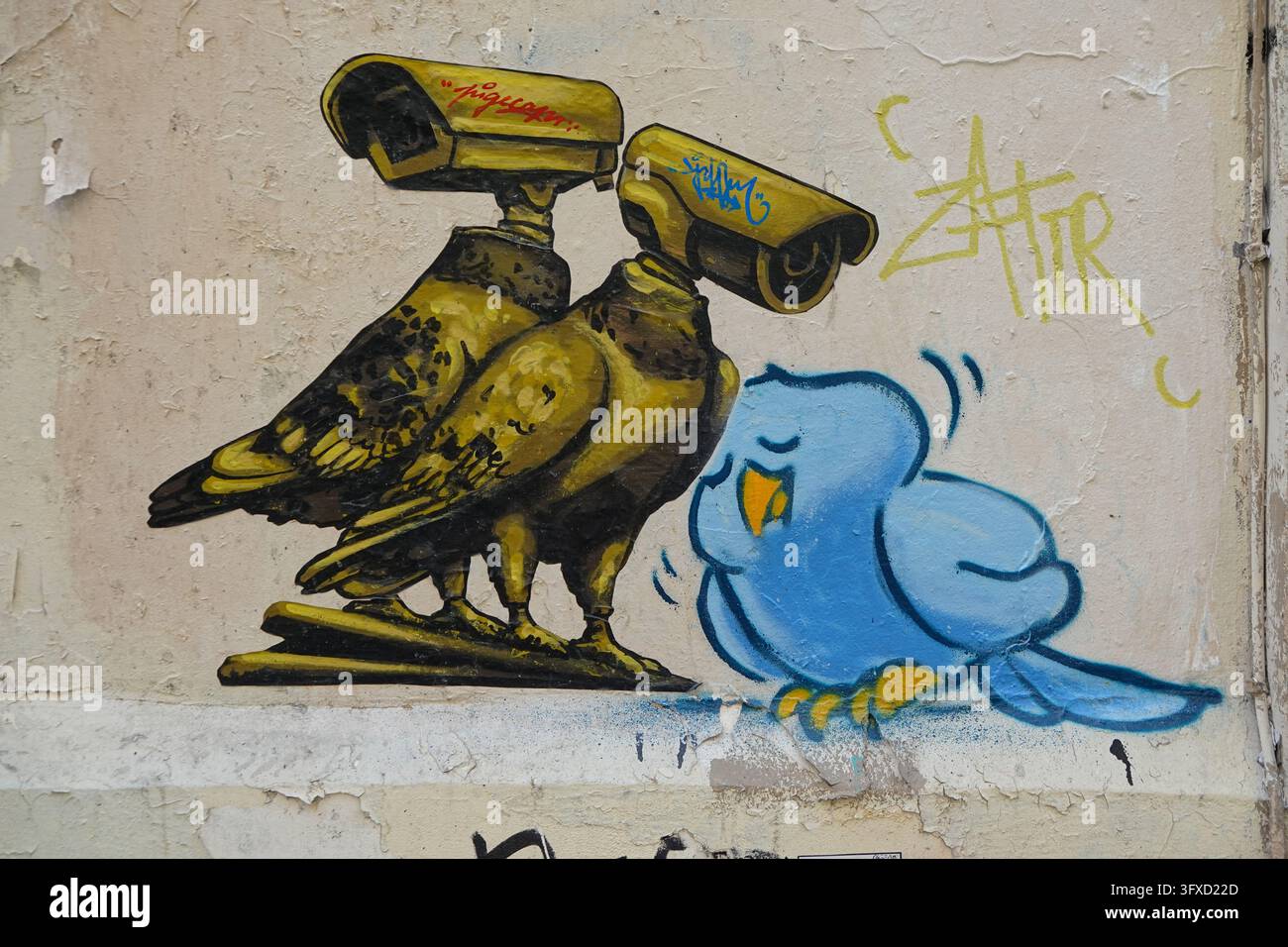Paris, Art de rue // Paris, Art de rue Banque D'Images
