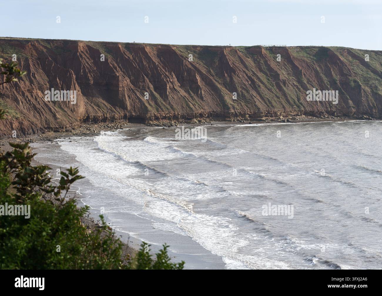 Filey Bay Yorkshire, Angleterre. Banque D'Images