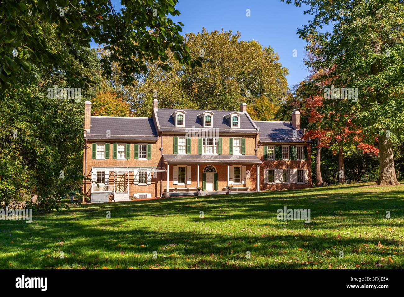 Lancaster, Pennsylvanie, États-Unis - 19 octobre 2026 - Wheatland, l’ancienne résidence du président James Buchanan à Lancaster, Pennsylvanie. Le manoir historique Banque D'Images