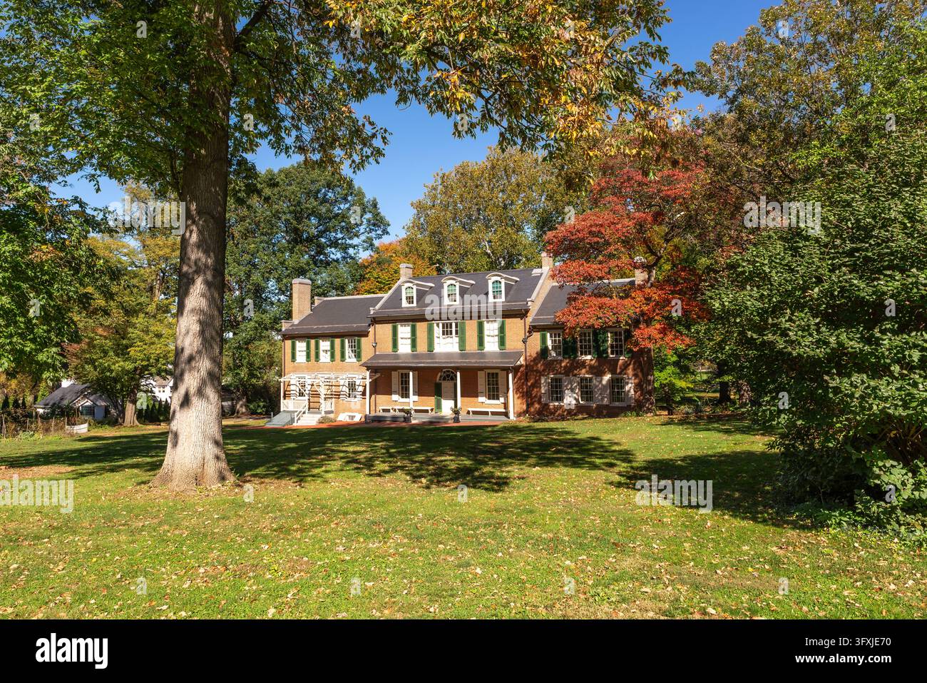 Lancaster, Pennsylvanie, États-Unis - 19 octobre 2026 - Wheatland, l’ancienne résidence du président James Buchanan à Lancaster, Pennsylvanie. Le manoir historique Banque D'Images