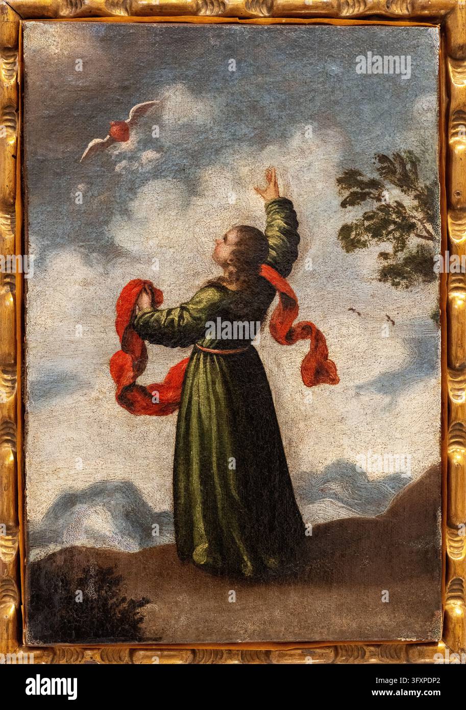 Cordis Volatus, c. 1675, Josefa De Obidos (atr.) (Sevilla, c. 1630 - Óbidos, Portugal, 1684), Musée d'Art Moderne et Contemporain de Santander et Can Banque D'Images