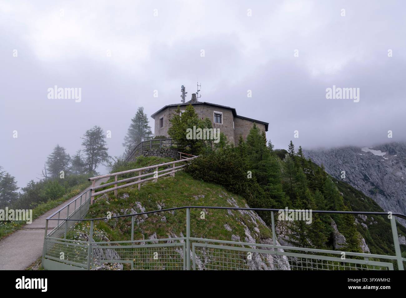 Kehlsteinhaus (Nid de l'Aigle) Banque D'Images
