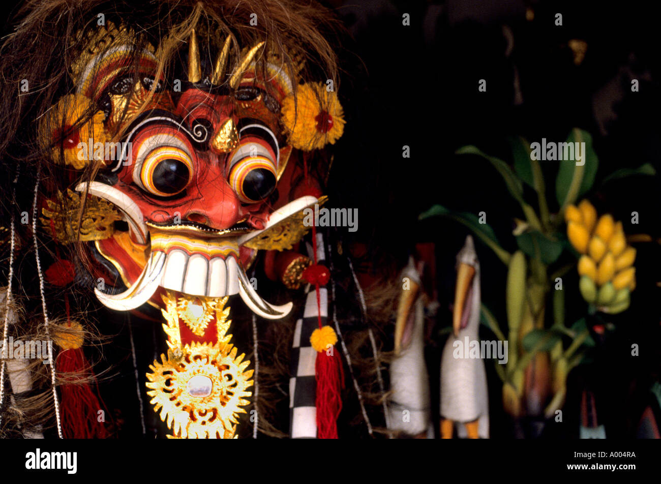 La culture indonésienne Indonésie Bali Musée du Masque Banque D'Images
