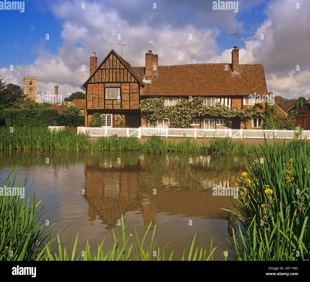 Village essendine Herts UK Summer Banque D'Images