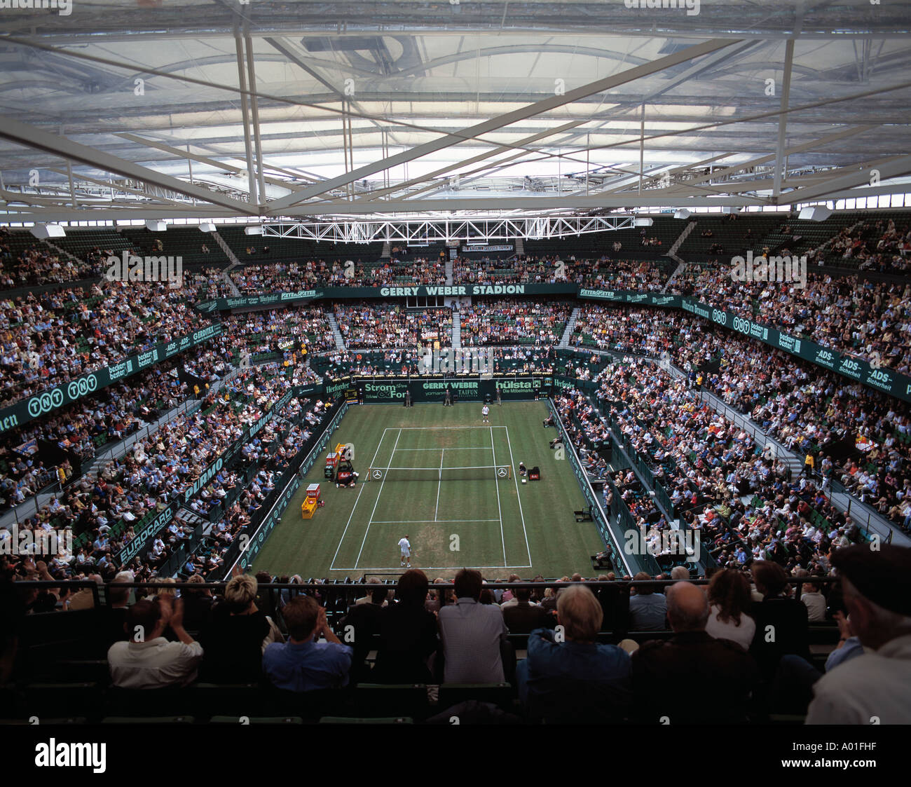 D-Halle (Westfalen), en Westphalie, Rhénanie-Palatinat, tennis, Gerry Weber Stadium, cour, cour couverte, vue intérieure Banque D'Images