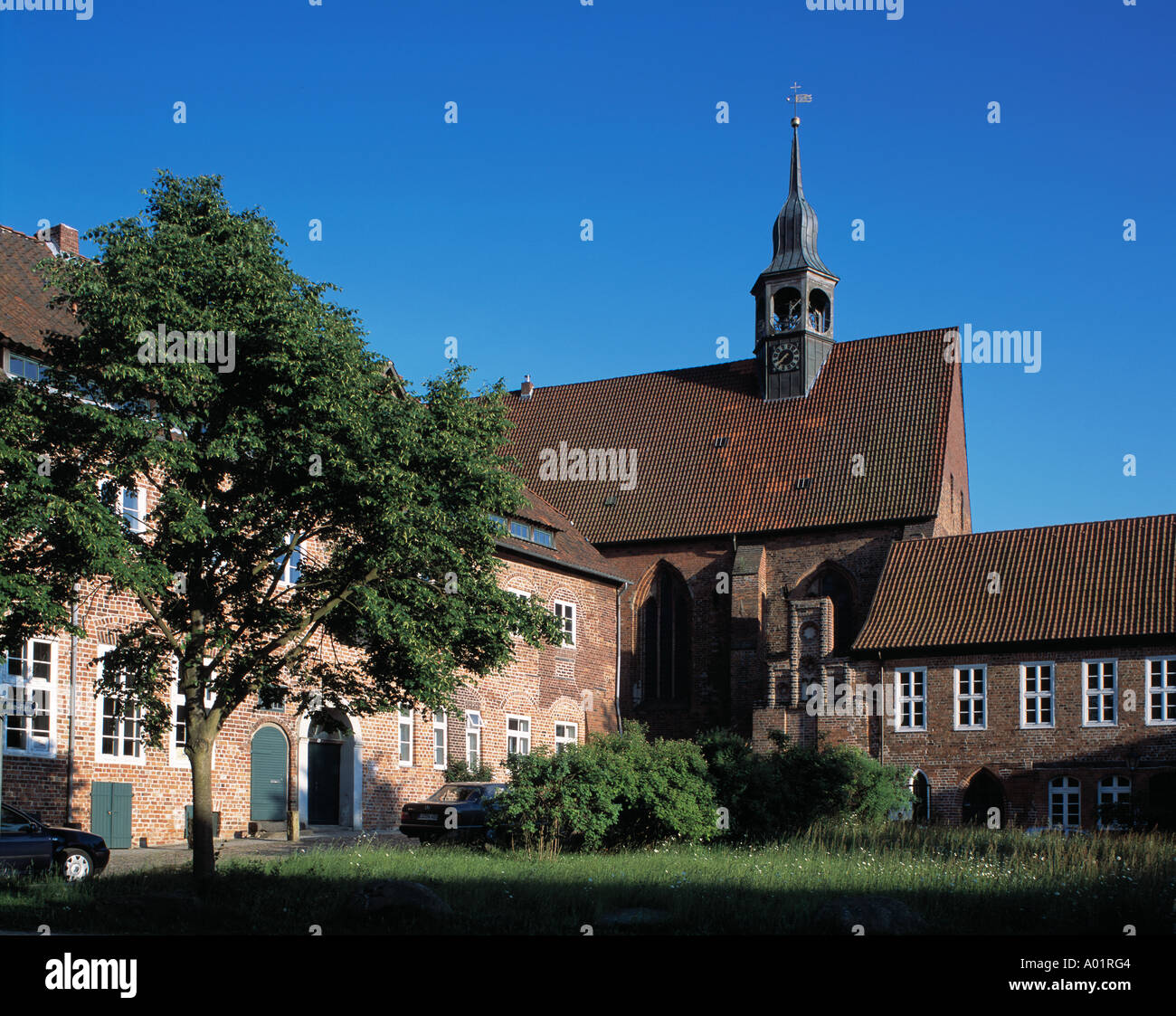 Kloster Luene, Kloster dans der Lueneburger Heide, Nonnenkloster Damenstift Klosterkirche,,, Lunebourg, Ilmenau, Allemagne Banque D'Images