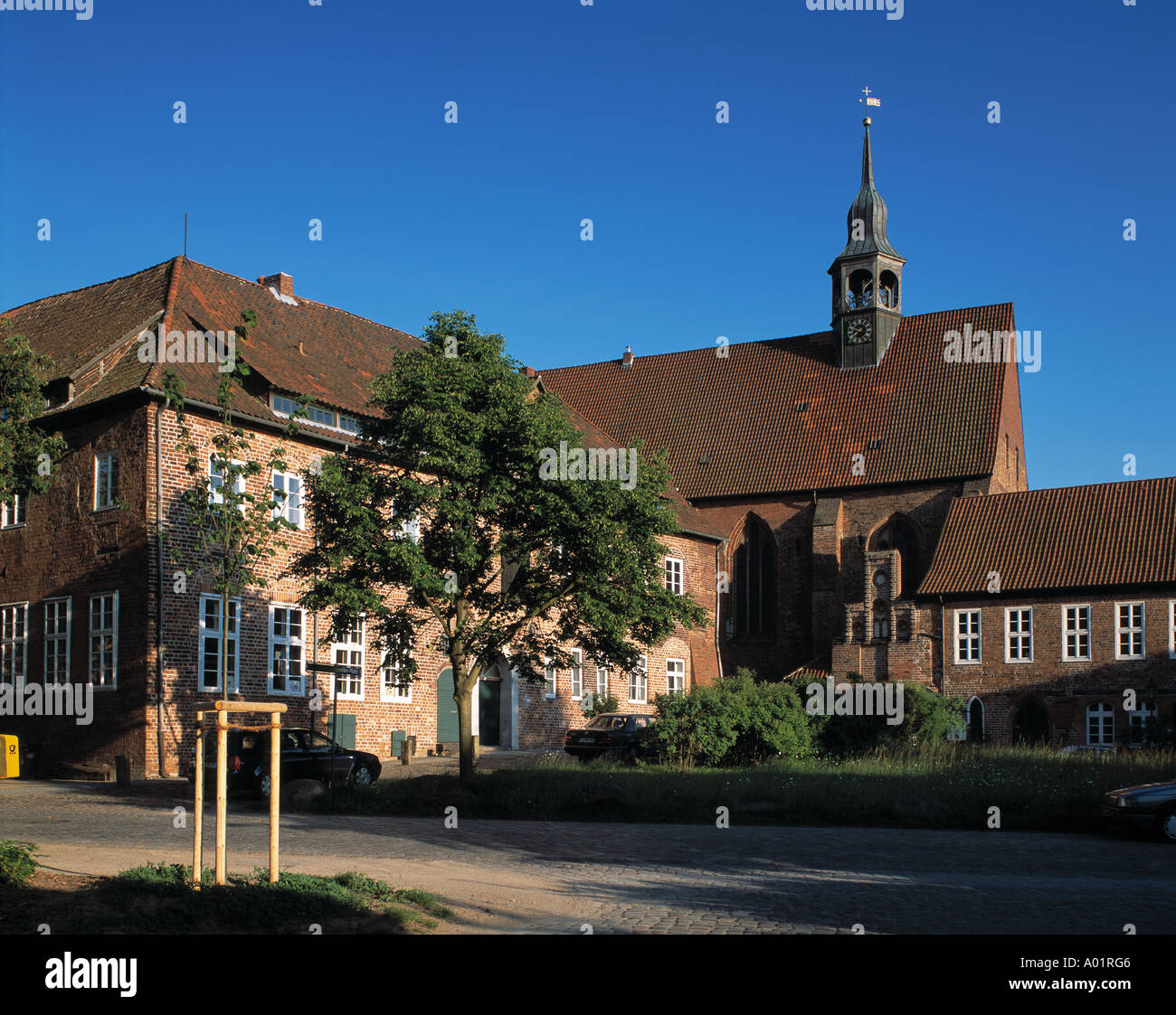 Kloster Luene, Kloster dans der Lueneburger Heide, Nonnenkloster Damenstift Klosterkirche,,, Lunebourg, Ilmenau, Allemagne Banque D'Images