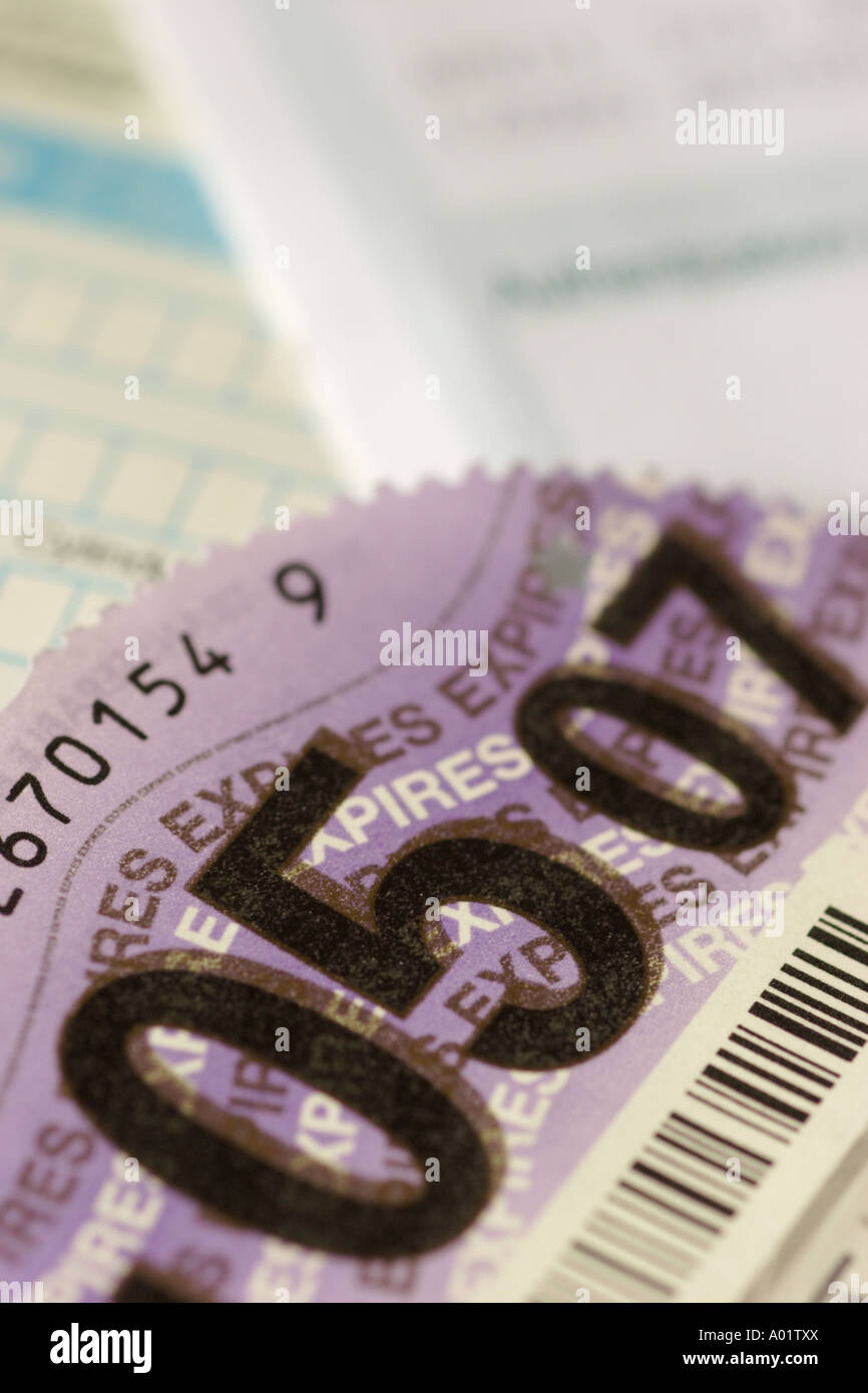 Vignette voiture Banque D'Images