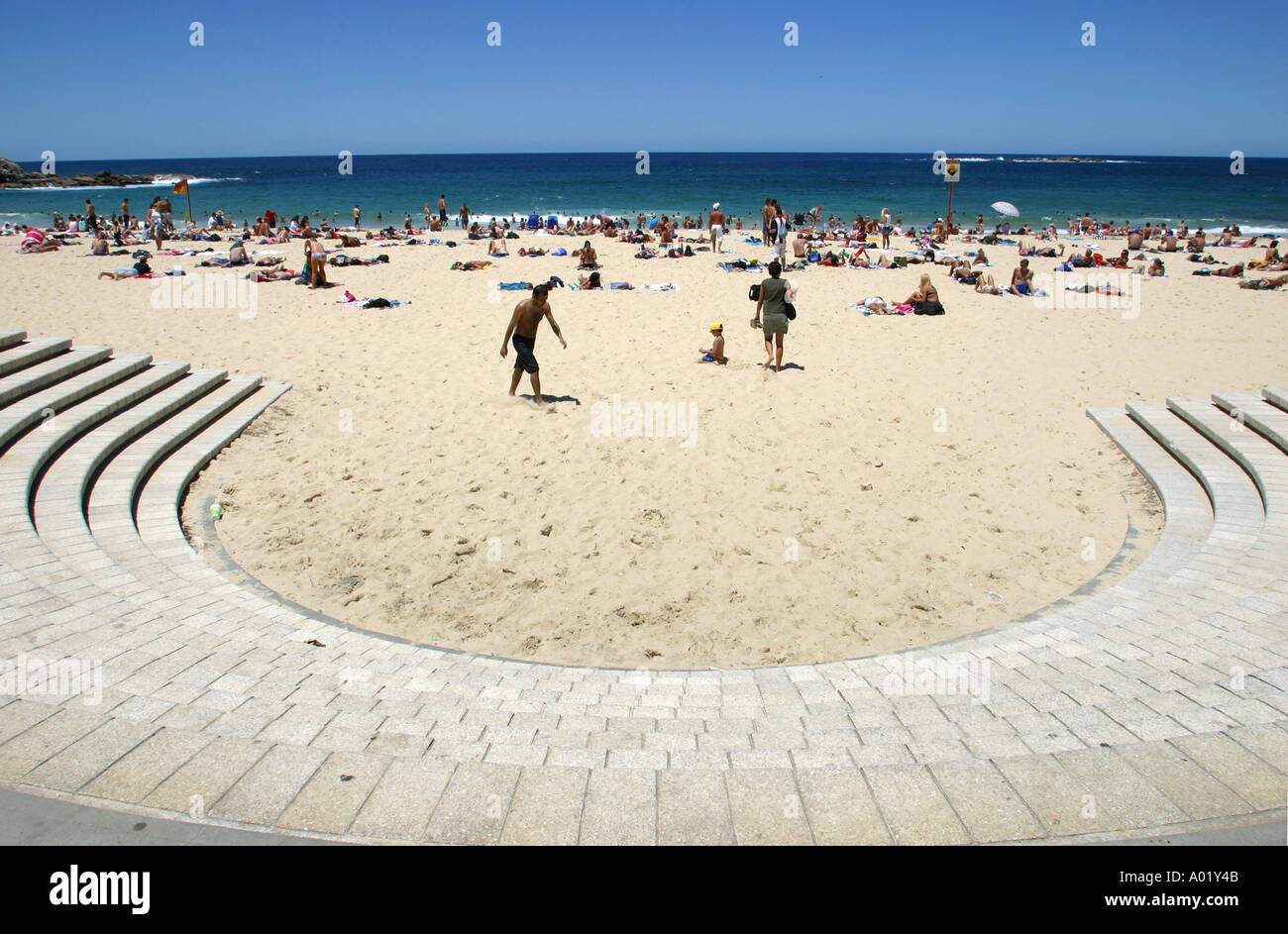 Coogee Beach Sydney New South Wales Australie Banque D'Images