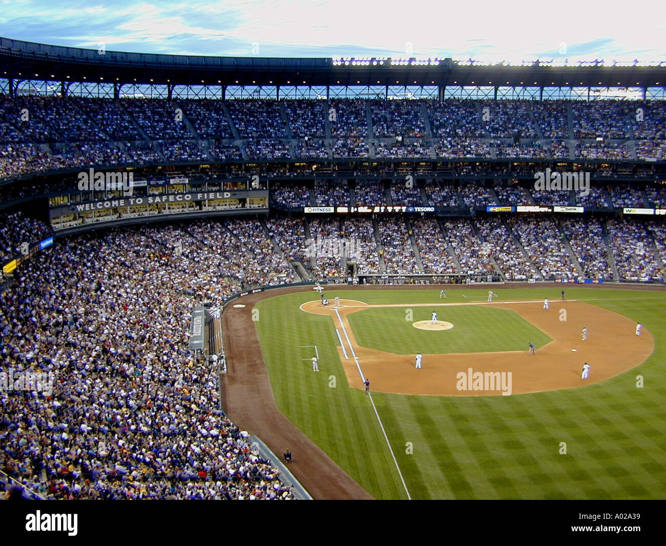 Safeco Field accueil de l'équipe de baseball des Mariners de Seattle Seattle Washington photo numérique par Doug Wilson Banque D'Images