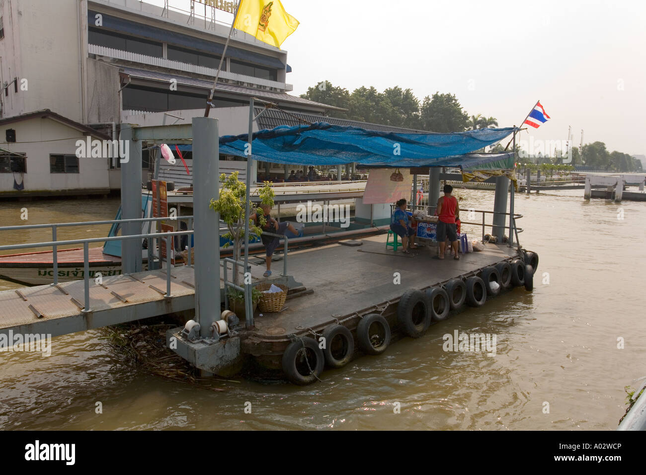 Grand Palace Pier Bangkok en Thaïlande. Banque D'Images