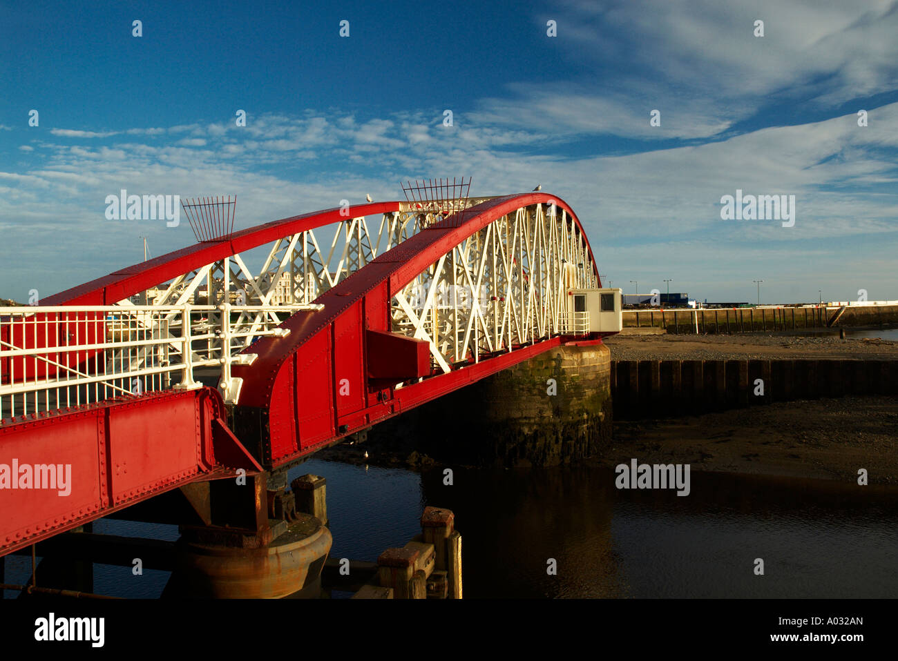 Le pont à l'île de Man Ramsey Banque D'Images