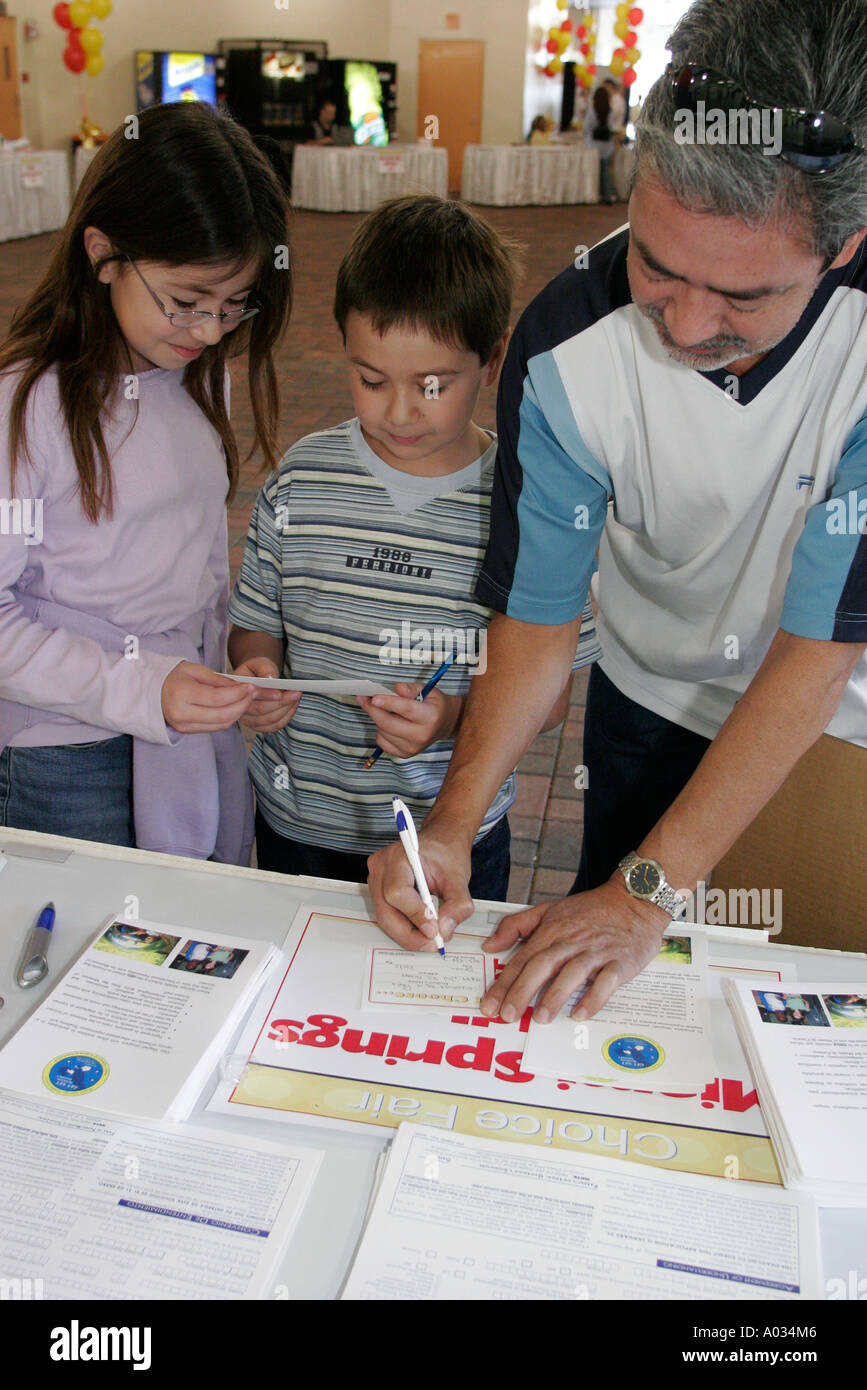 Miami Florida,Booker T. Washington Senior High,école publique,campus,éducation,apprendre apprend l'apprentissage,enseigner,Ecoles de choix maisons ouvertes maison hom Banque D'Images