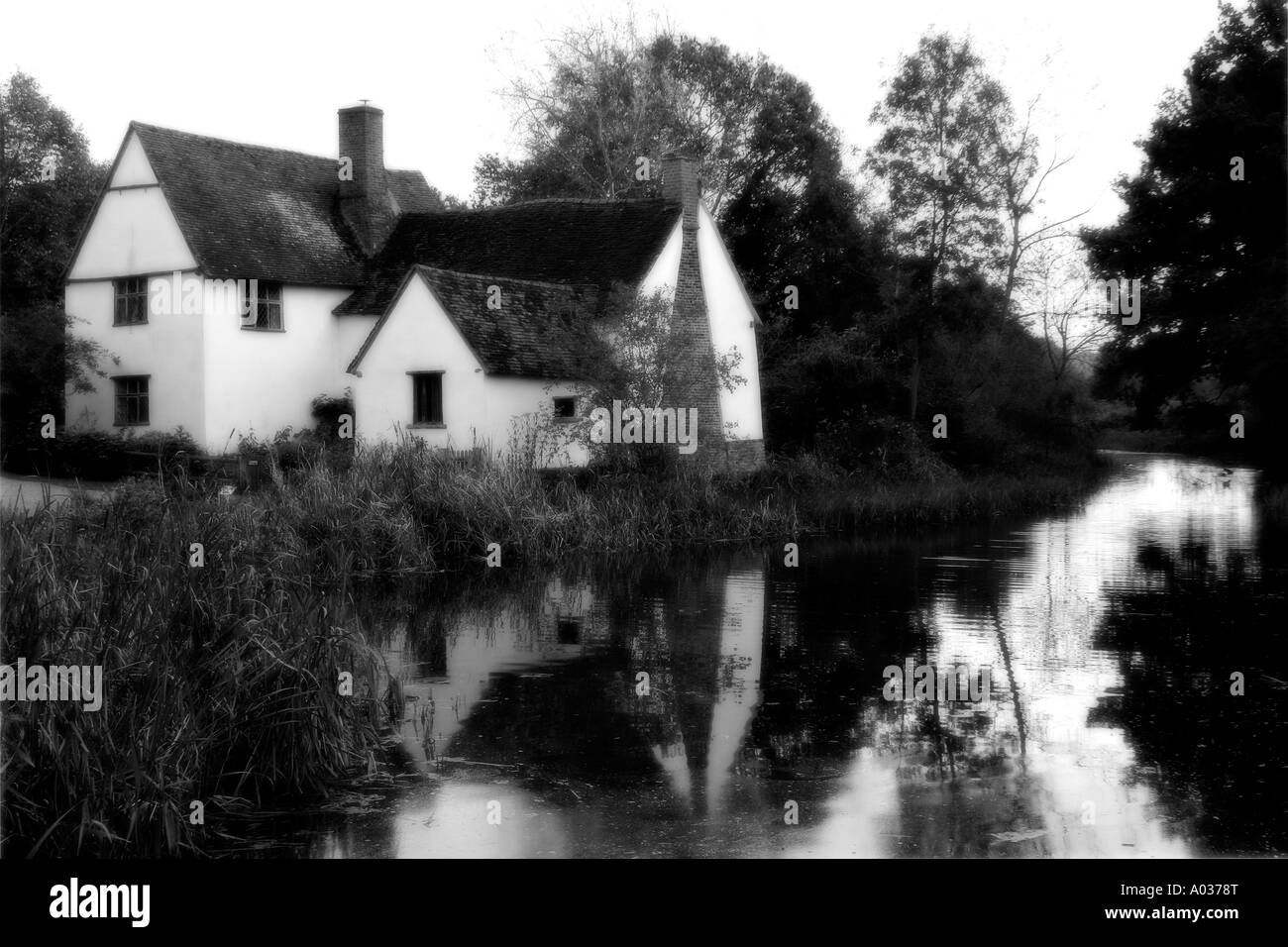 Willy Lotts Cottage à Dedham Vale Flatford UK Suffolk Banque D'Images