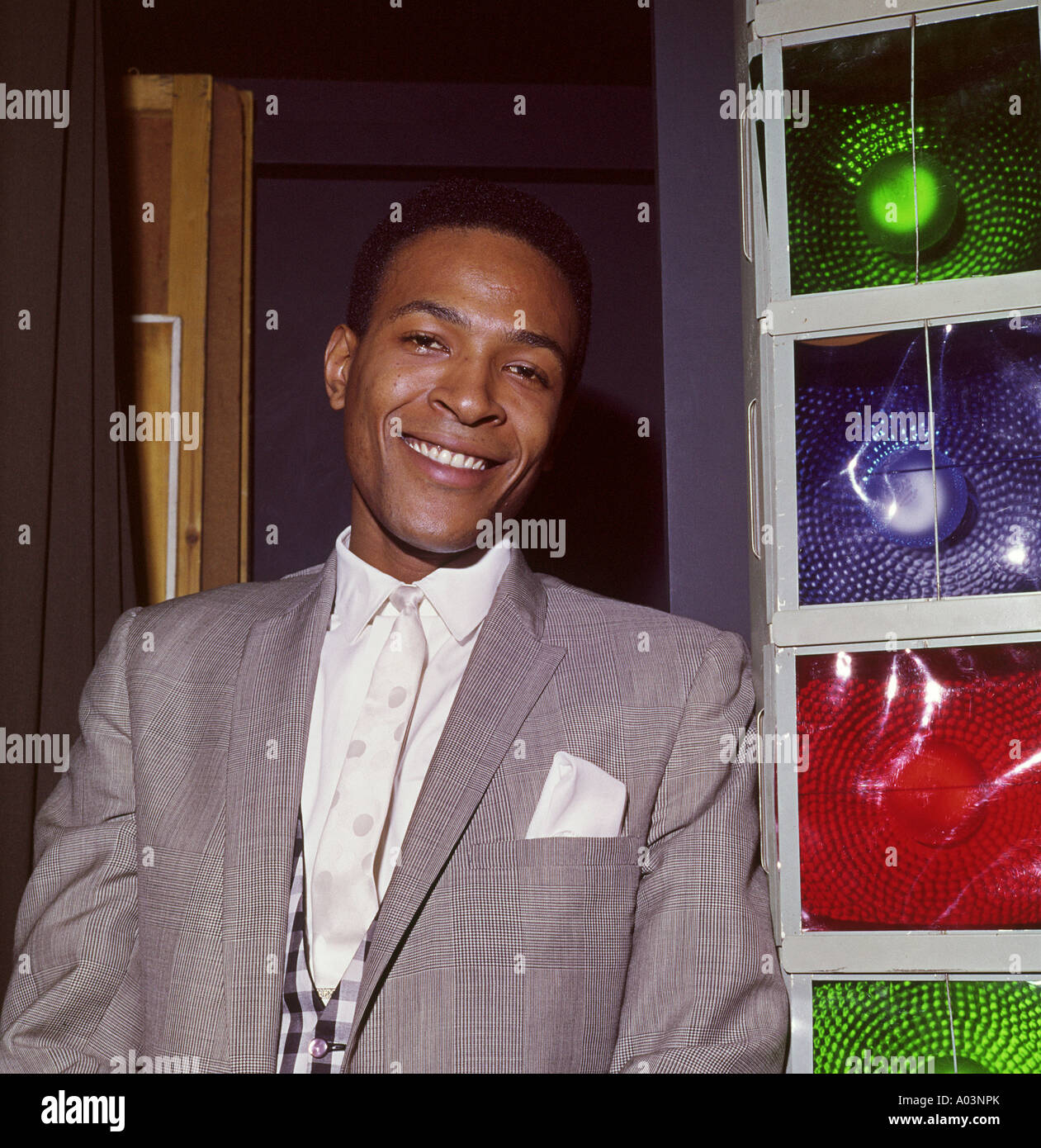 MARVIN GAYE (1939-1984) Le chanteur en novembre 1964. Photo : Tony Gale Banque D'Images