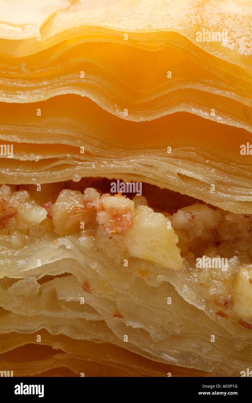 Feuilletage Maroc Maroc Moyen Orient Arabe Arabian Light Brown Soft Gateau Sec Sucre Variete De Confiserie De L Ecrou De La Section Transversale Photo Stock Alamy