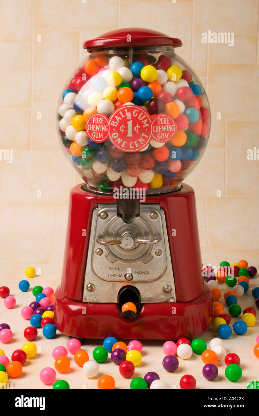 Bubble Gum machine Banque D'Images